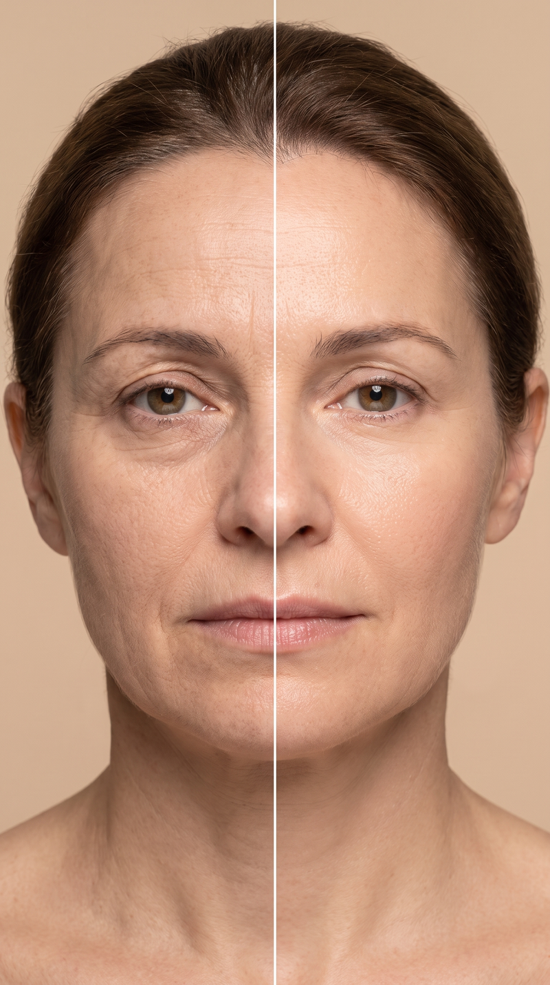 Before and after results